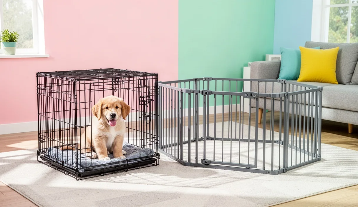 Crate Training vs Pen Training: Which Fits Your Home